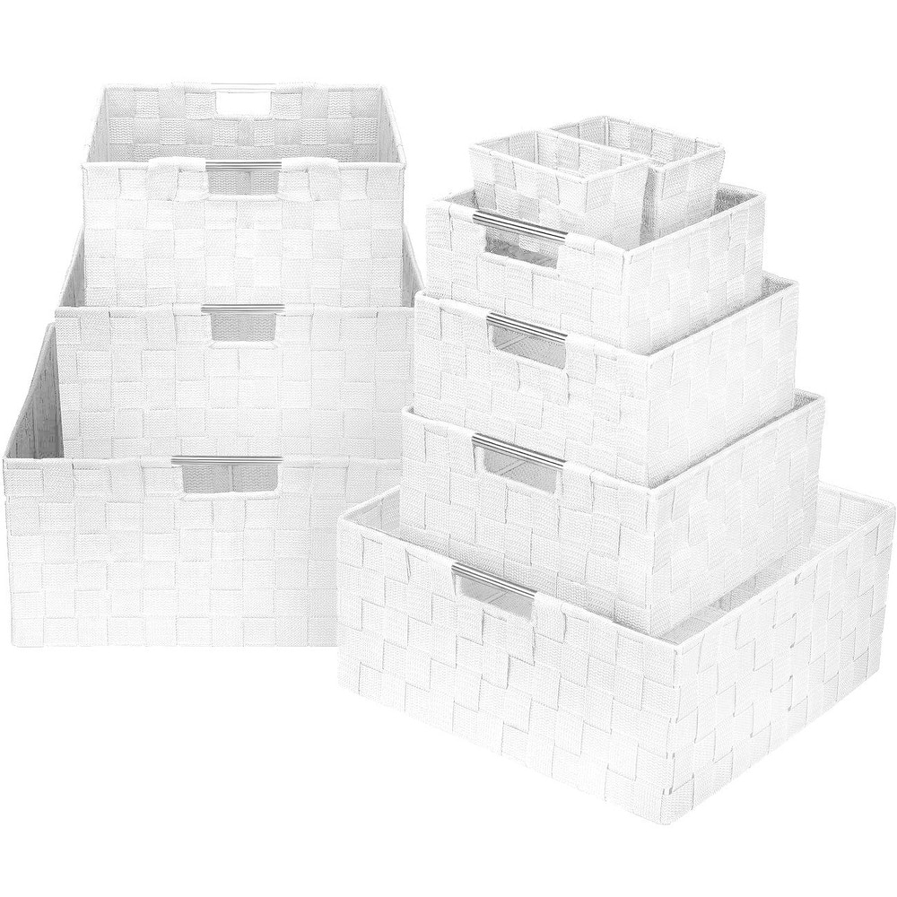 Weave 9 Piece Basket Set