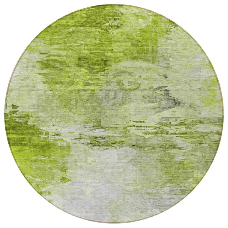 HomeRoots Abstract Transitional Rectangle Outdoor Rug