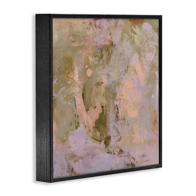 Stupell Earth Tones with Pink Framed Giclee Art Design By Hayley Michelle