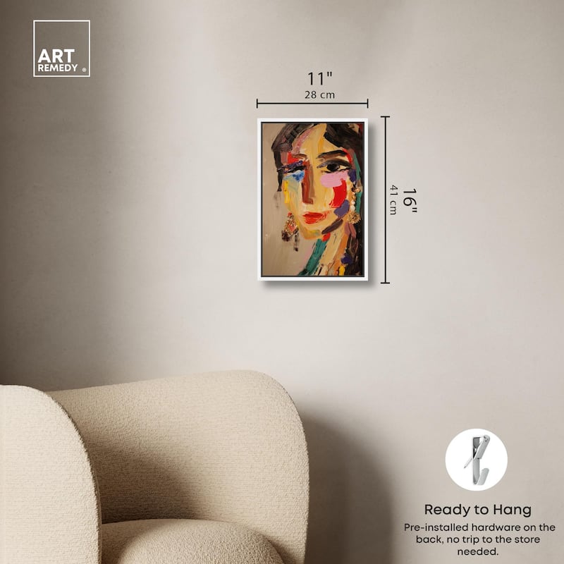 Colorful Expression II Canvas by Art Remedy