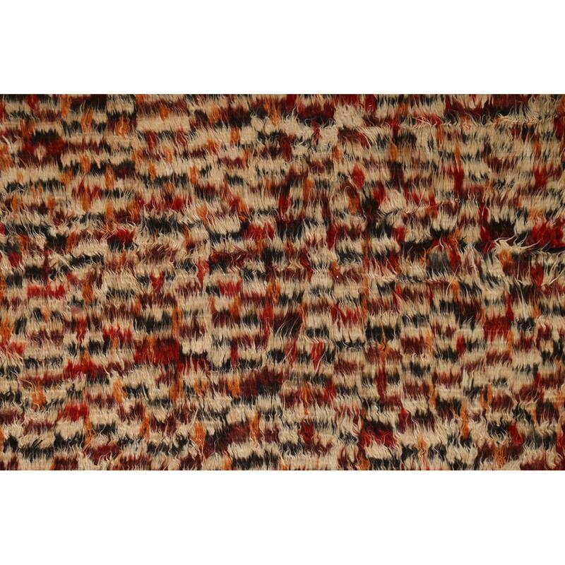 Hand Knotted Oriental 100% Wool Carpet Tribal Tribal Beige & Ivories Moroccan Area Rug - 7' 10'' X 5' 4''