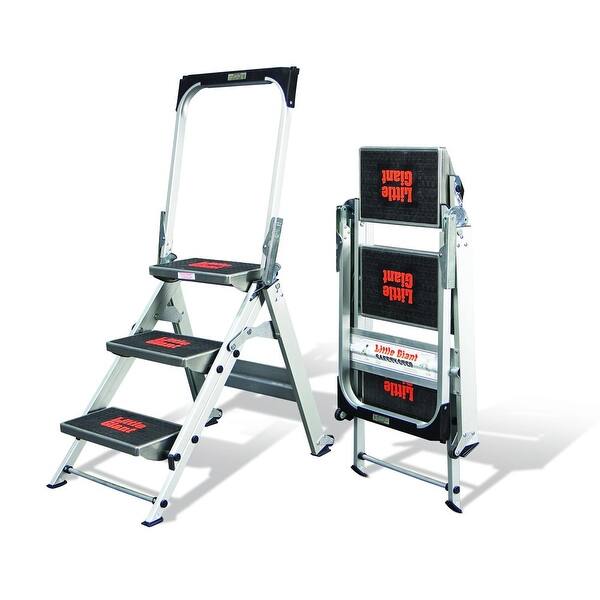 Shop Little Giant Aluminum Revolution 26 Multipurpose Ladder Overstock 19990580
