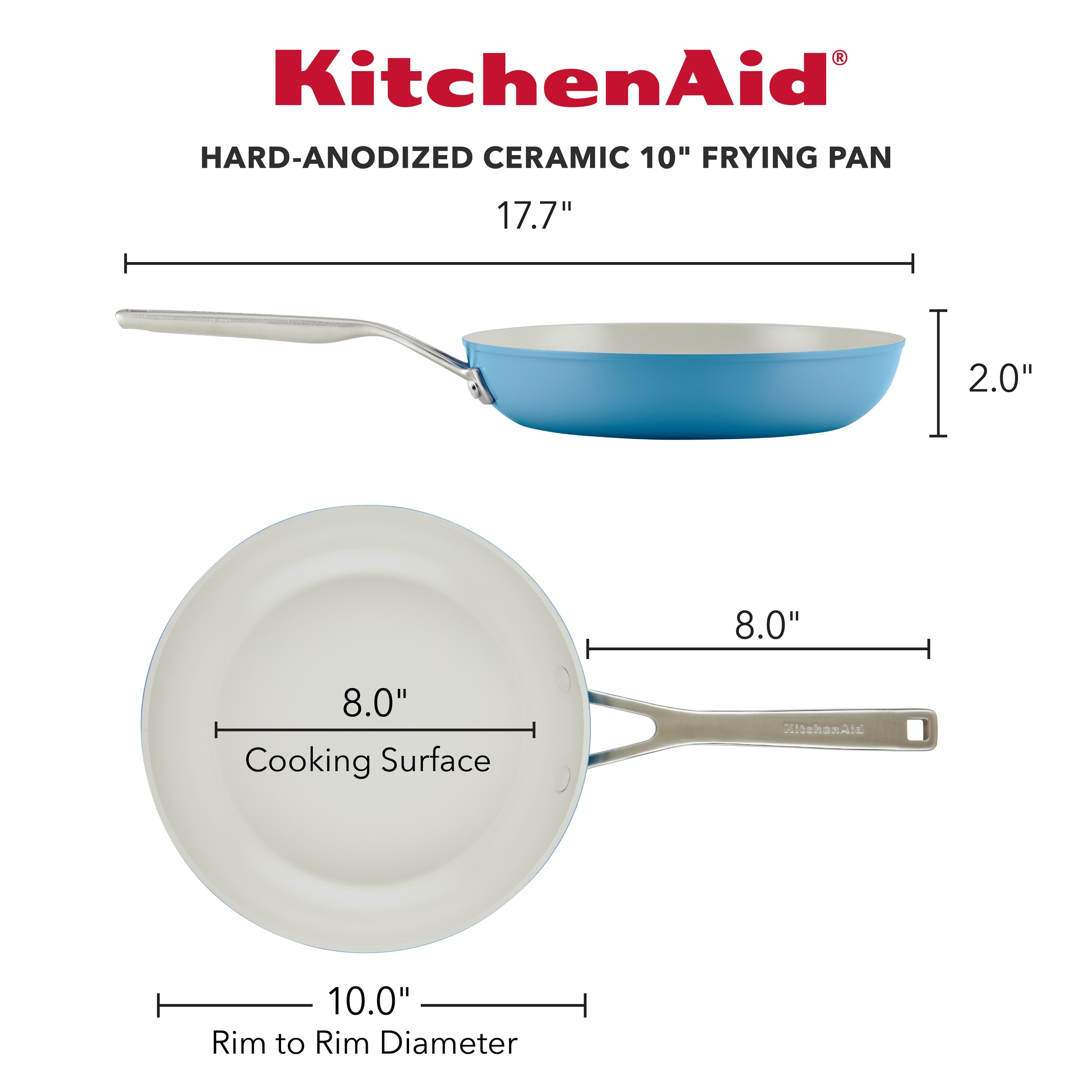 KitchenAid Ceramic 10-pc. Non-Stick Cookware Set
