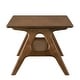 preview thumbnail 22 of 38, Roundhill Furniture Arona Mid-Century Modern Wood 3-Piece Coffee Table Set