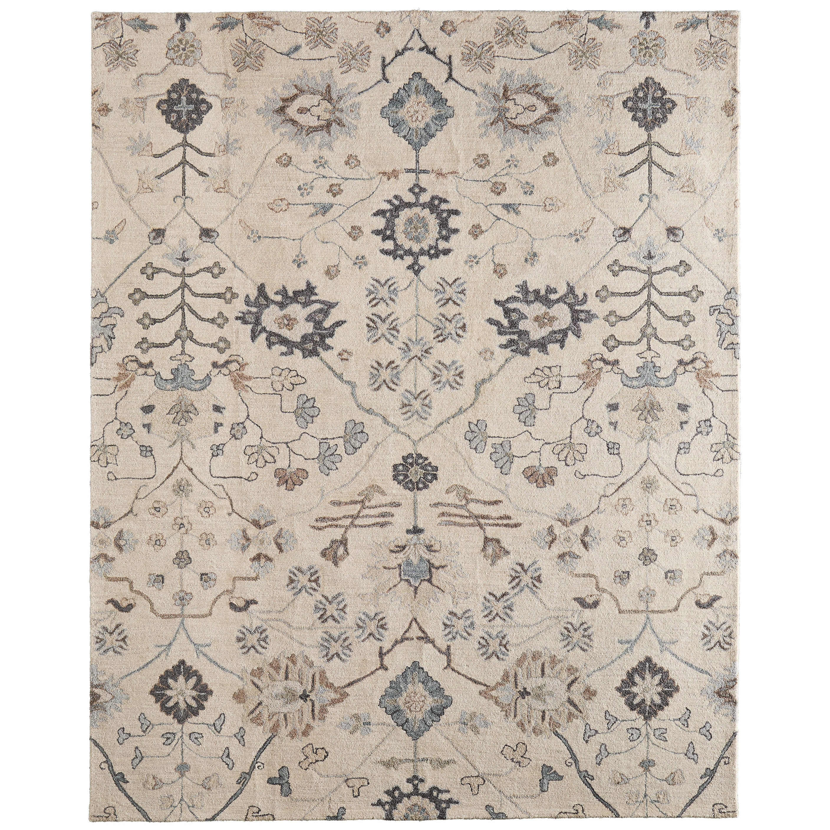 Grand Bazaar Margo Hand Tufted Floral & Botanical Transitional Area Rug