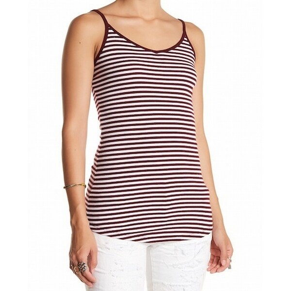 Shop Abound NEW Red White Womens Size Small S Striped Stretch Tank Top - Free Shipping On Orders 