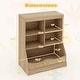 preview thumbnail 6 of 32, Costway 3-Tier Children's Multi-Functional Bookcase Toy Storage Bin - See Details