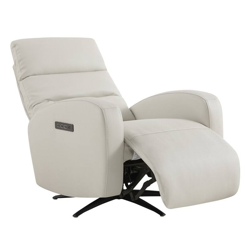 Spruce & Spring Triple-Motor Power Swivel Recliner Chair with Power Headrest