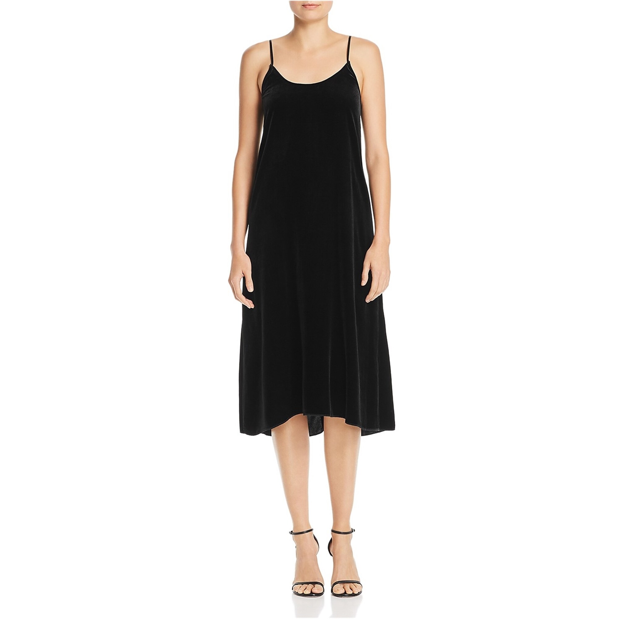 Enza Costa Womens Velvet Slip Dress,, Black, Small - Bed Bath & Beyond -  41855062
