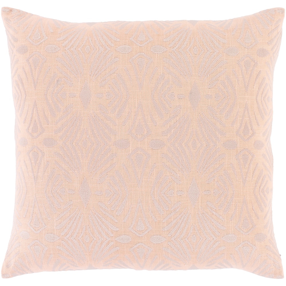 Akilah Art Deco Embroidered Throw Pillow