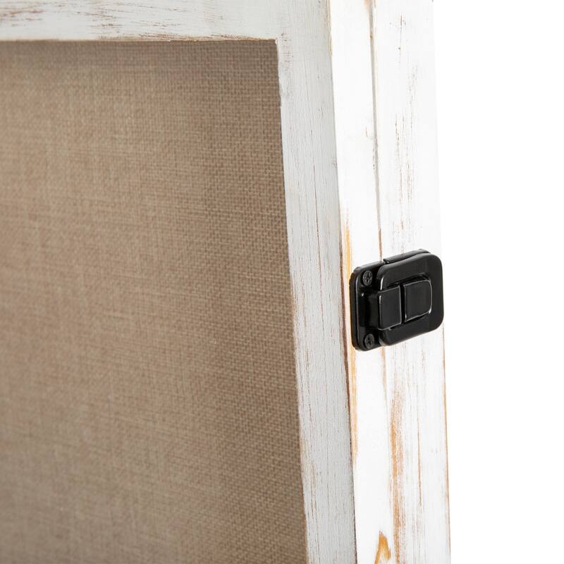 Solid Pine Shadow Display Case with Linen Liner