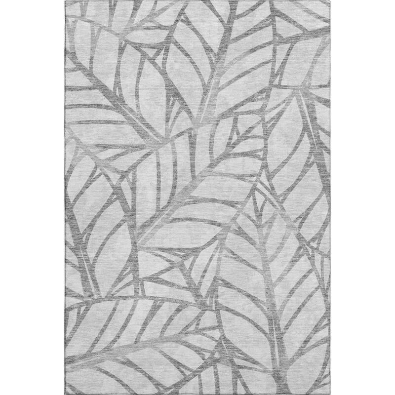 Premium Washable Super Soft Modern Palm Mayfield Rug