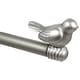 preview thumbnail 27 of 56, Cute Bird Finial Adjustable Decorative Designer Curtain Rod