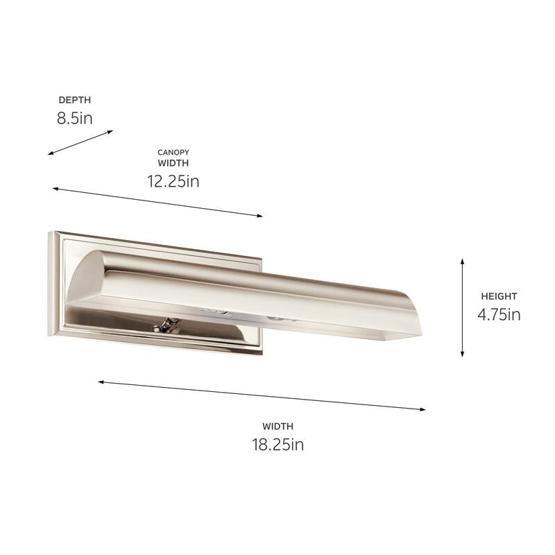 Kichler Lighting Carston LED Picture Light with Adjustable Arm