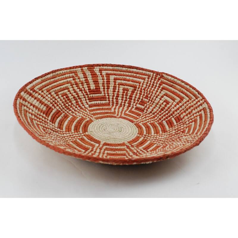 Hand Woven Palm Wall Decor Basket