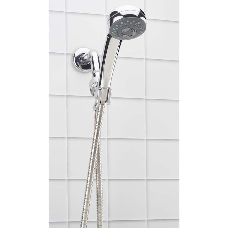 Bath Bliss Shower Head and Cord - 6.8"x6.8"x19"