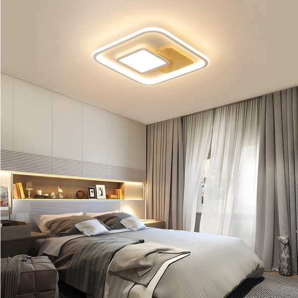 Dimmable ceiling light with remote control on sale