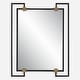 preview thumbnail 1 of 4, Uttermost Ivey Rectangle Industrial Mirror - 32.5"W x 42"H x 2.5"D
