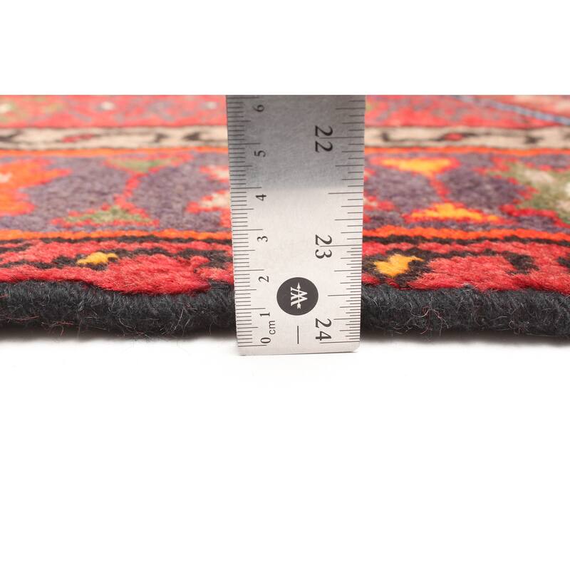 ECARPETGALLERY Hand-knotted Andelz Red Wool Rug - 4'3 x 6'5