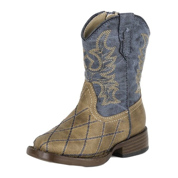 faux leather western boots