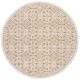 preview thumbnail 33 of 153, SAFAVIEH Handmade Cambridge Myrtis Moroccan Wool Rug 6' Round - Ivory/Gold - Round