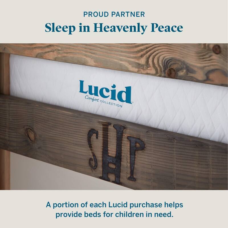 LUCID Comfort Collection 10-inch Luxury Gel Memory Foam Mattress