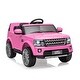 preview thumbnail 1 of 23, 12V 4.5 MPH Ride on Toys for Toddler 3-8 Pink
