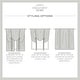 preview thumbnail 4 of 7, ATI Home Loha Light Filtering Rod Pocket Tie Up Shade - 54X63