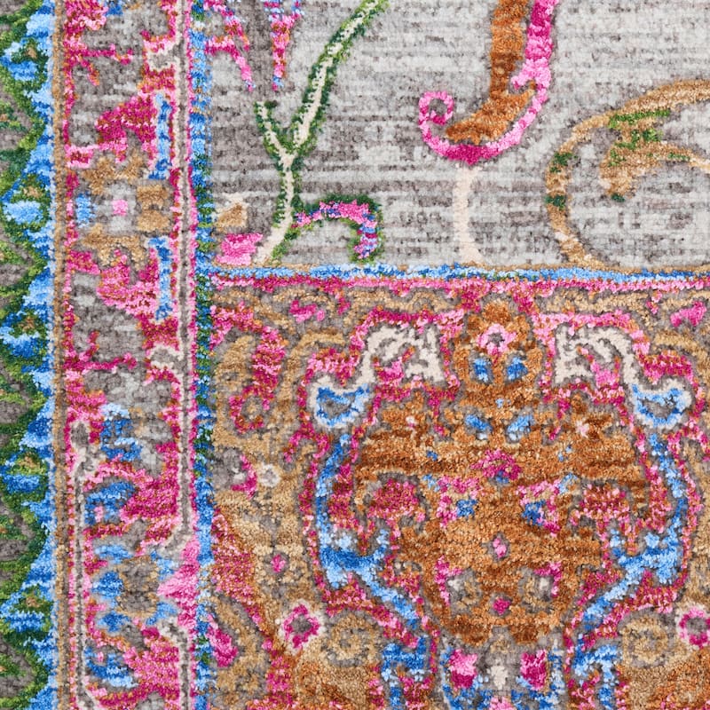 Nourison Quaint Harmony Indoor only Pink Floral Area Rug