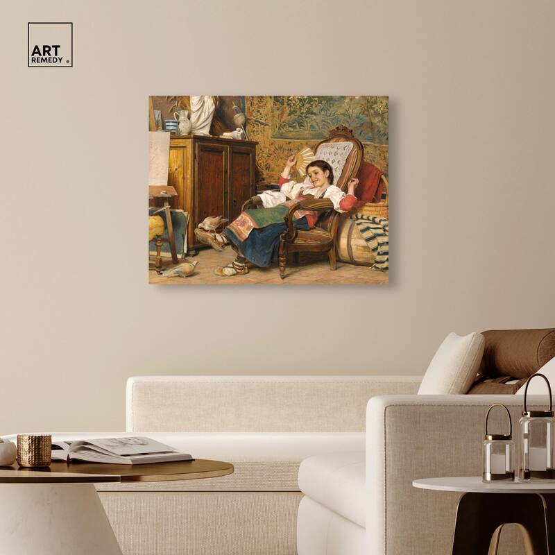 Bechi's Model Canvas by Art Remedy, Gallery Wrapped
