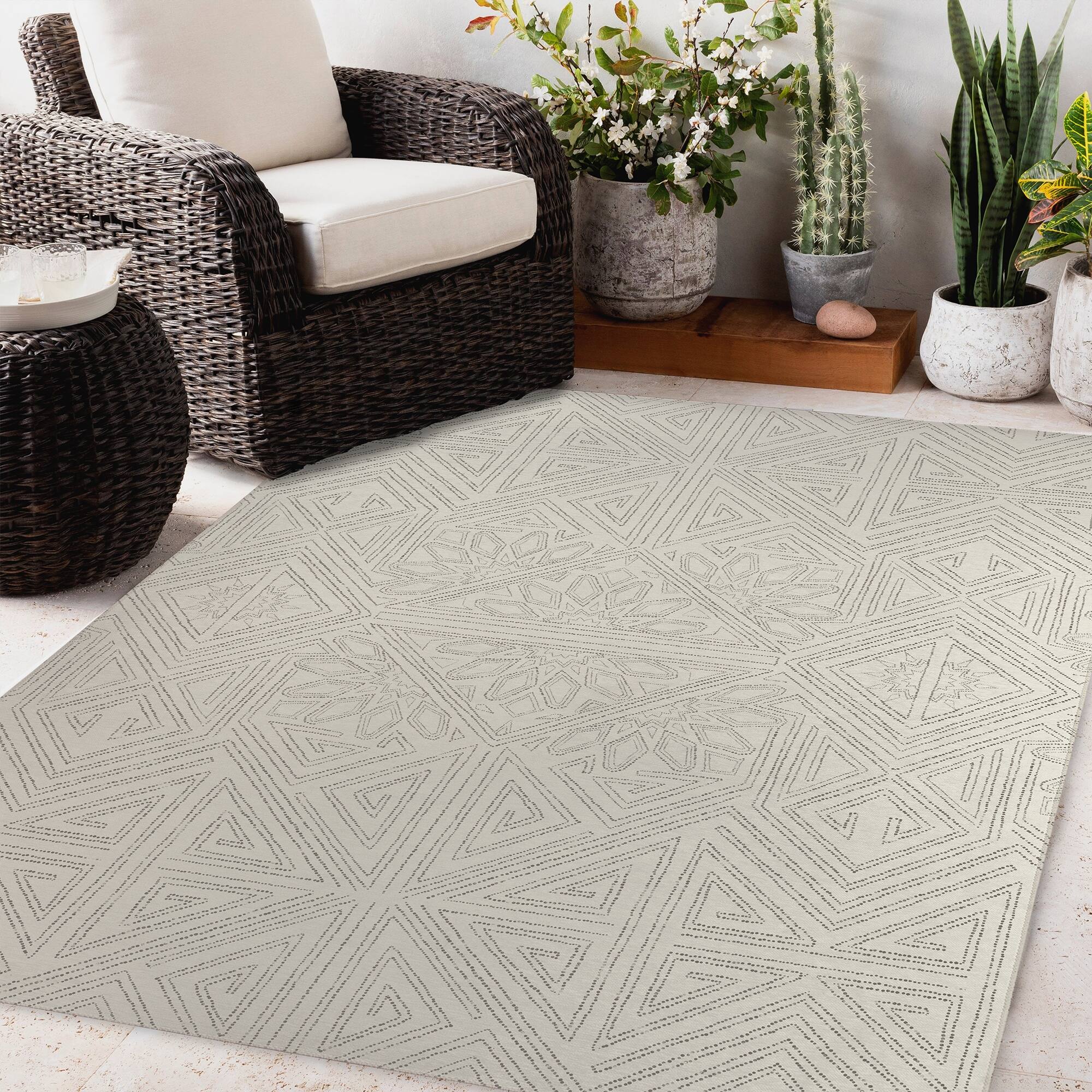 GRETA NATURAL Outdoor Rug By Kavka Designs Bed Bath & Beyond 34349346