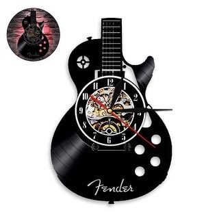 Guitar Shape Outdoor Greenhouse Indoor Creative Garden Office Thermometer Wall 