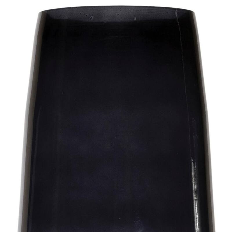 13" Blue Ombre Glass Tapered Table Vase - 6.00