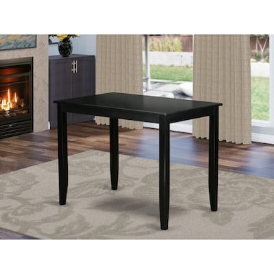 Counter Height Table - Modern Pub Dining Table with Expansion Leaf - Kitchen Island Table - 48