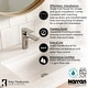 preview thumbnail 14 of 22, Karran Kayes single Hole Single Handle Basin Bathroom Faucet with Matching Pop-up Drain