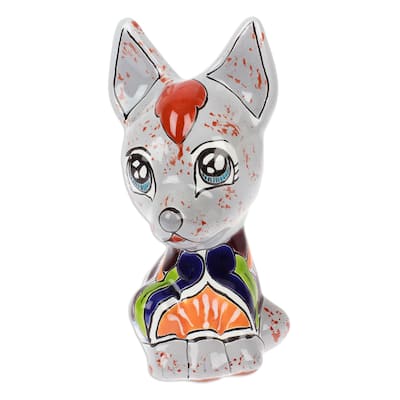 Novica Handmade HaciendaS Xolo Ceramic Sculpture