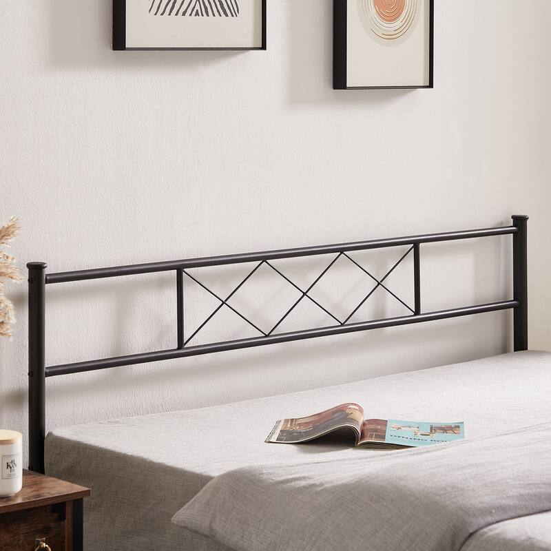 Javlergo Metal Platform Bed Frame with Headboard Twin/Full/Queen Size Platform Bed
