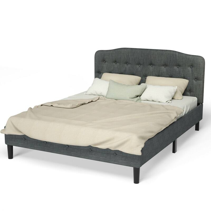 Queen Upholstered Headboard with Adjustable Heights