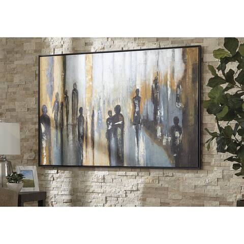 Petrica Contemporary Abstract Framed Wall Art