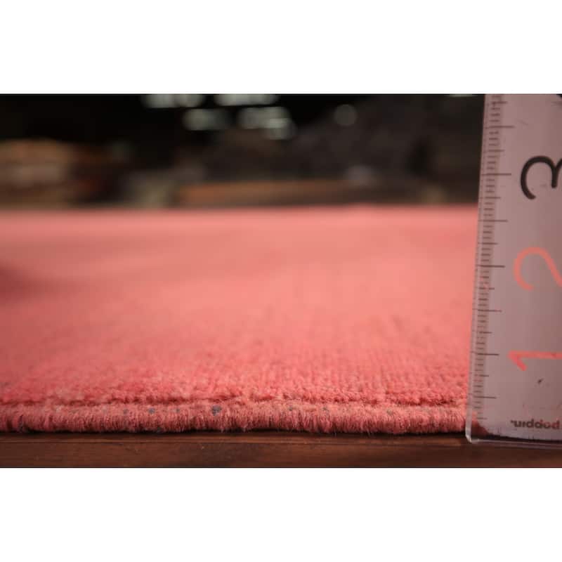 Pink Gabbeh Modern Area Rug Handmade Wool Carpet - 6'6" x 9'9"