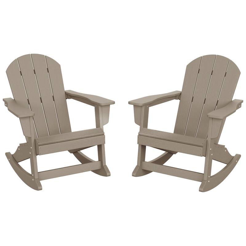 Laguna Hdpe All Weather Outdoor Patio Rocking Chair (Set of 2)