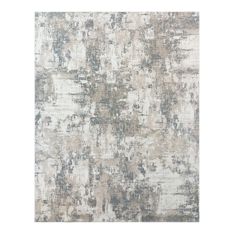 Gertmenian Majestic Omari Grey Modern Abstract Area Rug