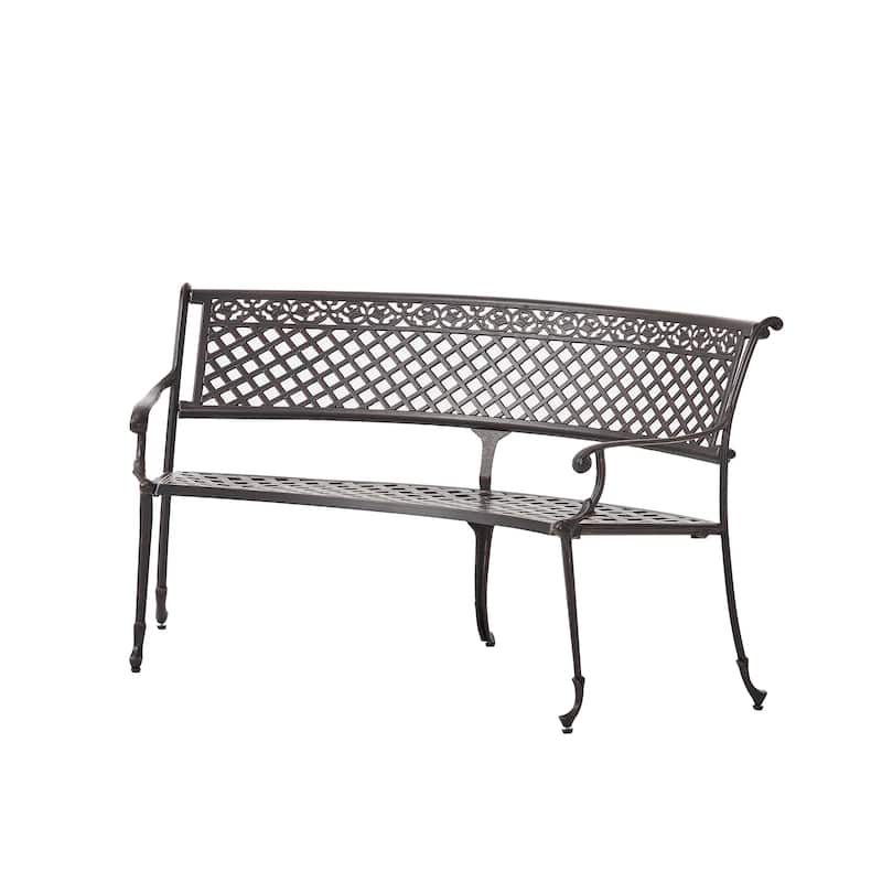 Sebastian Sector Bench by Christopher Knight Home