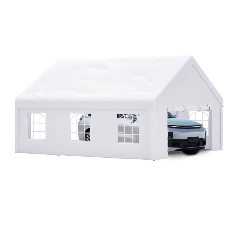 GDFStudio - Nashua Waterproof Event Protection Outdoor Gazebo Pavilion Shelter Tent