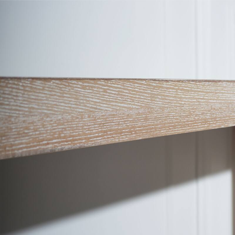 Modern Minimalist Wooden Console Table, Hallway Tables with Curved Legs