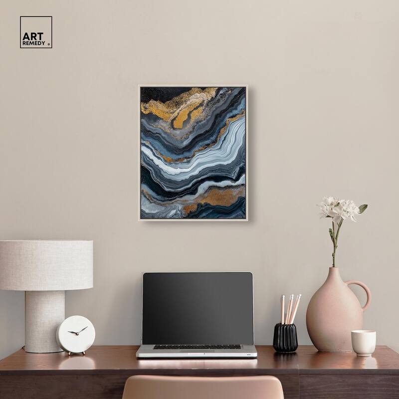 Acrylic Flow II Canvas by Art Remedy