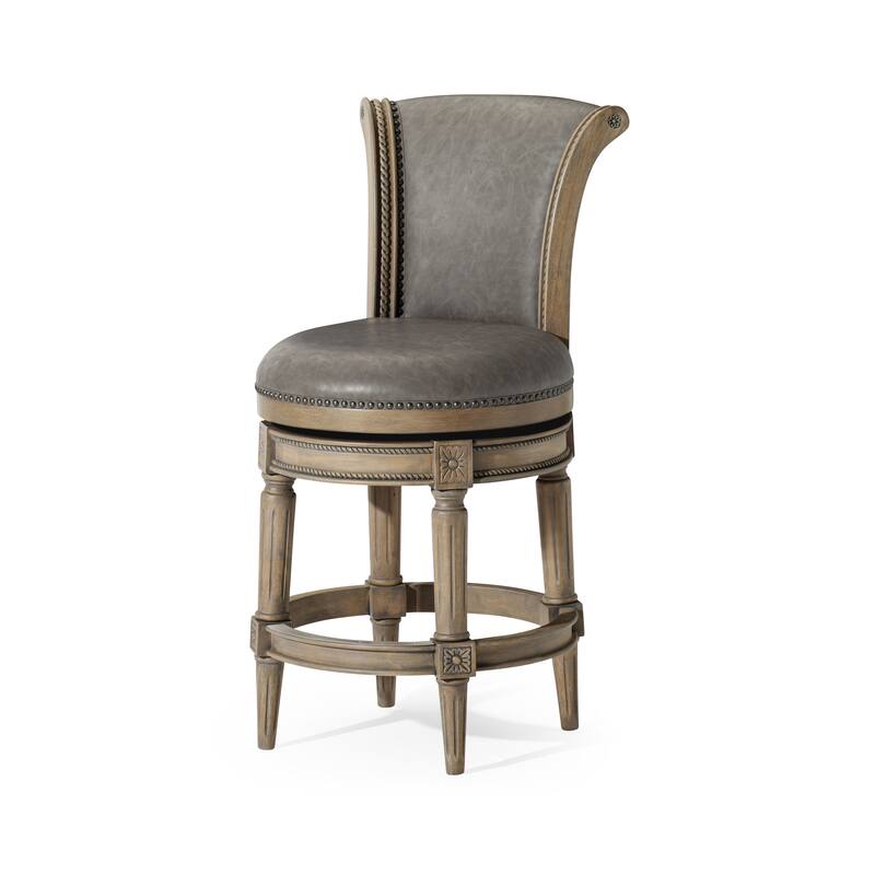 Maven Lane Pullman Swivel Kitchen Dining Stool