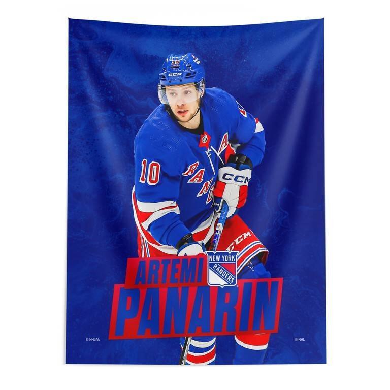 NHL Player Printed Wall Hanging - 50" x 60" - Artemi Panarin NY Rangers