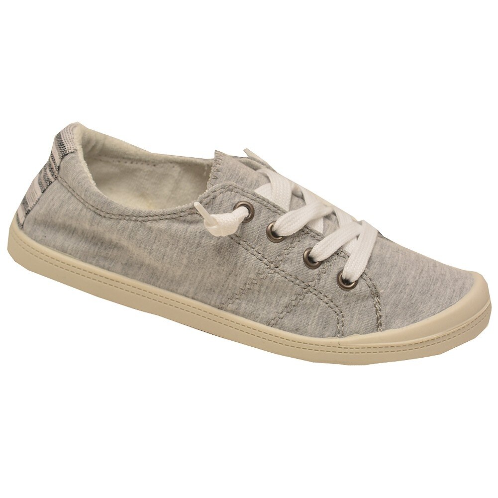 Shop Forever Link Adult Light Gray Lace Up Comfort Casual Sneaker Shoes Womens Overstock 19292678
