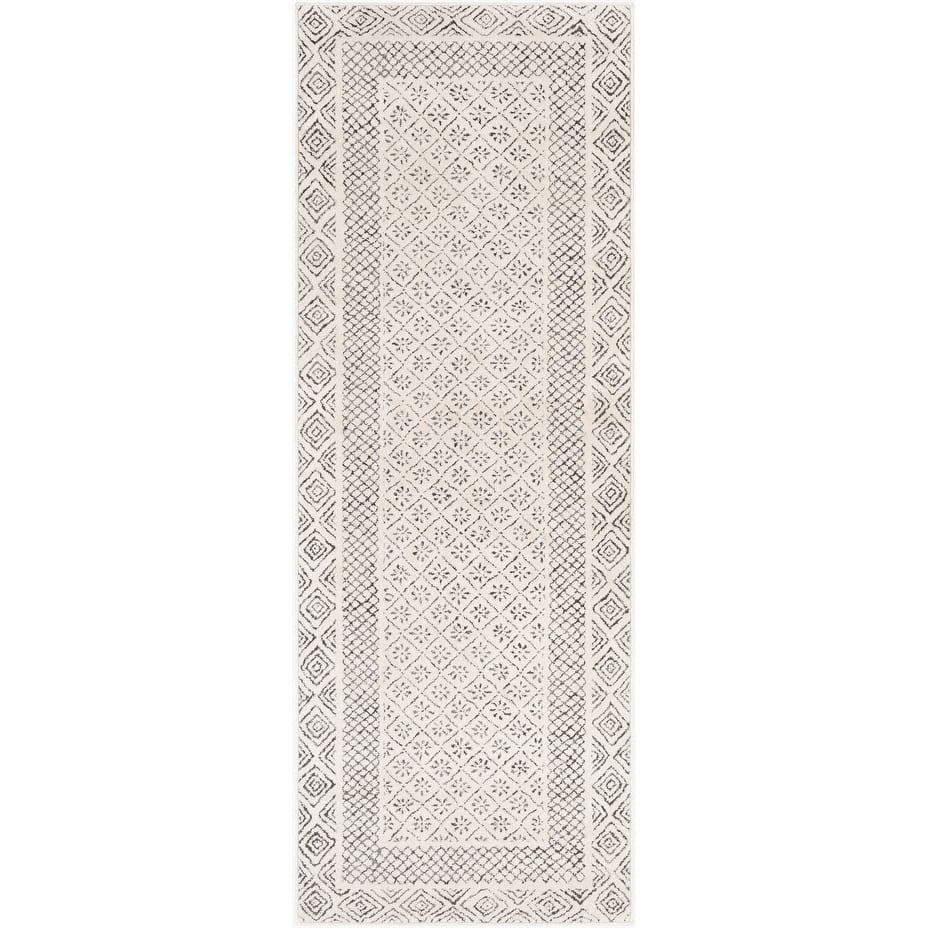 Livabliss Bahar Eclectic Border Area Rug
